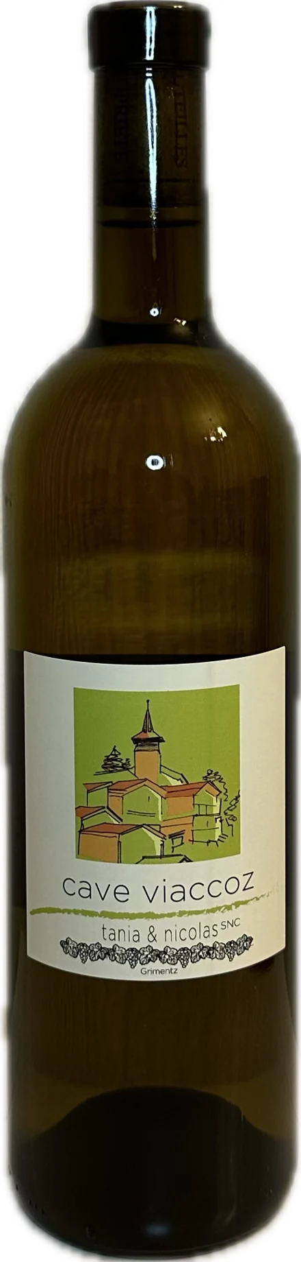Bouteille de vin blanc Cave Viaccoz