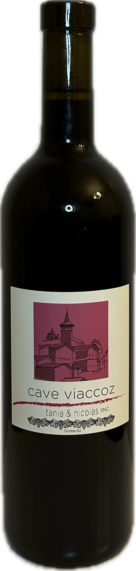 Bouteille de vin rouge Cave Viaccoz
